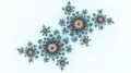 Filled Julia set for c = −0.4+0.6i.