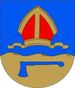 Köyliö Coat of Arms, featuring elements from the Lalli legend.