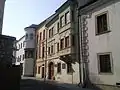Manor houses on Žizkova Street, spared from the demolition