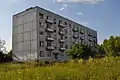The only inhabited tower block as of July 2011