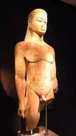 Dipylon Kouros, c. 600 BC, Athens, Kerameikos Museum