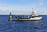 GO Searcher, in the Atlantic Ocean, about 200 miles off Florida’s east coast, on March 8, 2019