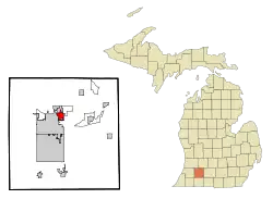 Location of Eastwood in Kalamazoo County, Michigan