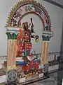 Side view of the deity