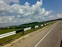 Image 22Guard rail on road in Kaluga Oblast (Russia) (from Road traffic safety)