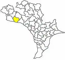Mandal map of Krishna district showing  Kanchikacherla mandal (in yellow)