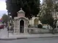 A kandilakia which serves Analipsi Church in Volos, Greece