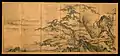Kanō Masanobu, The Four Accomplishments, ink and light lolor on silk, 67 in. × 12&nbsp;ft. 6 in. (170.2 × 381&nbsp;cm), mid-16th century, Japan. Collected by the Metropolitan Museum of Art.