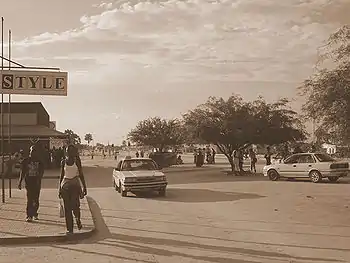 " Scene at Kamunhu, one of the main shopping centres during the 20th century. In the 21st century a lot has changed".- Endurance Muunganirwa and Snr 
Rodney Mubvakure