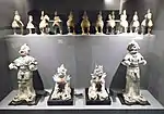 Shoroon Bumbagar terracotta statuettes.