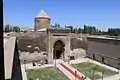 Courtyard and entrance to the covered hall of Karatay Han (c. 1240)