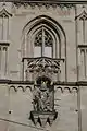Charlemagne statue, Grossmünster at Zürich, late 15th century (1933 copy by Otto Münch)
