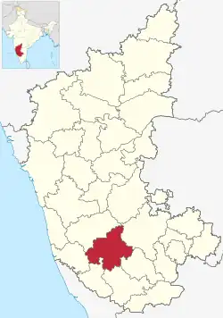 Location in Karnataka