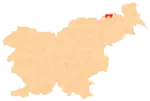 The location of the Municipality of Šentilj