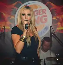 Photo from a live performance.
