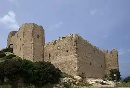 The ruins of Kastellos castle