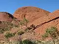 In the Valley of the Winds walk at Kata Tjuṯa / Mount Olga.