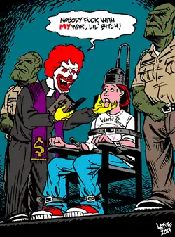 Katie Sierra in the Land of the Free by Carlos Latuff