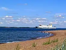 Image 74A sandy beach of Kaunissaari (from List of islands of Finland)