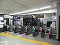 The ticket barriers in May 2012