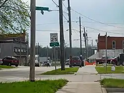 Downtown Keithsburg in April&nbsp;2017