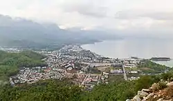 An aerial view of Kemer