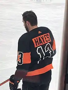 Kevin Hayes has played for the Flyers since the 2019–20 season.