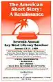 Promotional poster from the 1989 Key West Literary Seminar