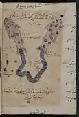 Depicted in 14th century Arabic manuscript, Book of Wonders
