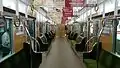 The interior of set 9001 in May 2014