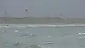 Kitesurfing on Newborough beach