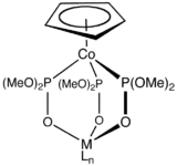 The Kläui ligand, a dianionic organometallic ligand.