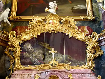 Relics of St. Hyacinth of Caesarea.