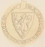 Seal of King Eric II of Norway (1285)
