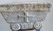 Byzantine Ionic capital from National Museum of Medieval Art (Korçë, Albania)