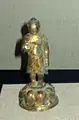 Standing Infant Buddha, Three Kingdoms period, first half of 7th c. Gilt bronze, h. 10.7&nbsp;cm. Gyeongju National Museum.