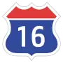 Expressway No.16 shield}}