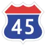 Korea Expressway No.45.svg