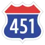 Korea Expressway No.451.svg