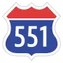 Korea Expressway No.551.svg