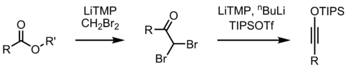 Proposed mechanism of the Kowalski ester homologation