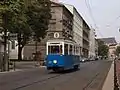 Konstal N from 1954 operated in Warsaw
