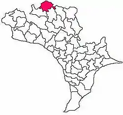 Mandal map of Krishna district showing  Tiruvuru mandal (in Rose Colour)