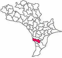 Mandal map of Krishna district showing  Challapalli mandal (in Rose Colour)