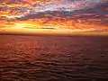Sunset at Kuakata beach