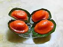 Kue ku, derived from Chinese Ang Ku Kueh