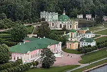 Aerial view of Kuskovo in 2008