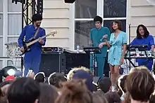 L'Impératrice at the Fête de la Musique in 2018