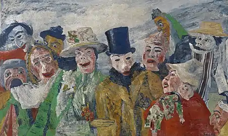 The Intrigue (1890), oil on canvas, 90 x 150&nbsp;cm., Royal Museum of Fine Arts Antwerp