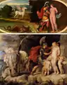 Earlier painting by Lambert Sustris may have served as inspiration for this painting